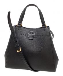 TORY BURCH（トリーバーチ）の古着「マックグロー2WAYバッグ　/　10005626」｜ブラック
