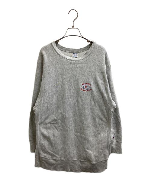 Champion REVERSE WEAVE（チャンピオン リバース ウィーブ）Champion REVERSE WEAVE (チャンピオン リバース ウィーブ) 80's フロント刺繍 スウェット グレー サイズ:XLの古着・服飾アイテム