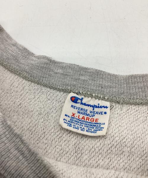 Champion REVERSE WEAVE（チャンピオン リバース ウィーブ）Champion REVERSE WEAVE (チャンピオン リバース ウィーブ) 80's フロント刺繍 スウェット グレー サイズ:XLの古着・服飾アイテム