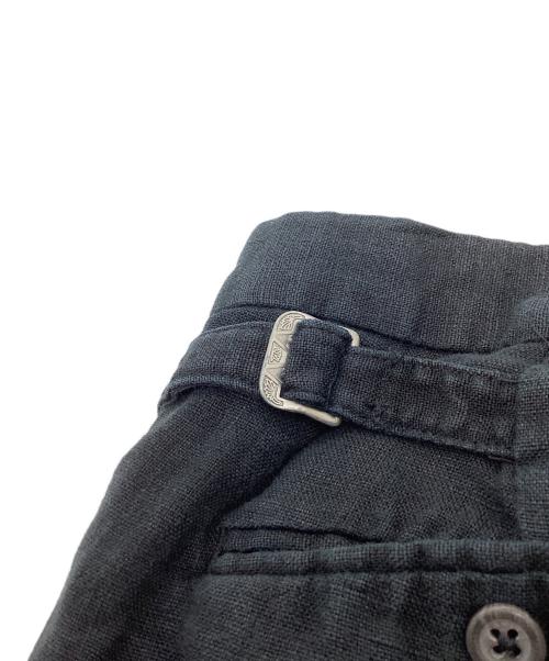 POLO RALPH LAUREN（ポロ・ラルフローレン）POLO RALPH LAUREN (ポロ・ラルフローレン) リネン タック スラックス ブラック サイズ:36/32の古着・服飾アイテム