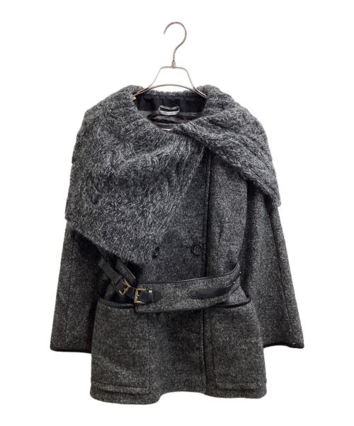 SPORT MAX（スポーツマックス）SPORT MAX (スポーツマックス) ビックカラーウールコート グレー サイズ:36の古着・服飾アイテム