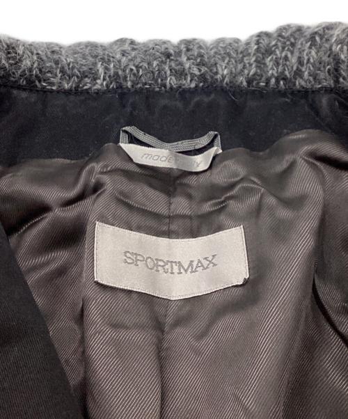 SPORT MAX（スポーツマックス）SPORT MAX (スポーツマックス) ビックカラーウールコート グレー サイズ:36の古着・服飾アイテム