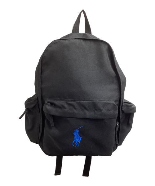 POLO RALPH LAUREN（ポロ・ラルフローレン）POLO RALPH LAUREN (ポロ・ラルフローレン) ビッグポニーリュック ブラックの古着・服飾アイテム