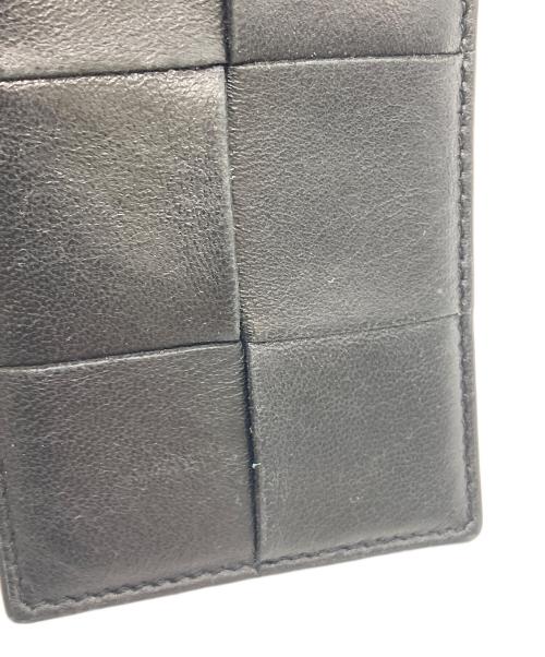 BOTTEGA VENETA（ボッテガベネタ）BOTTEGA VENETA (ボッテガベネタ) カセットバッジホルダーパスケース ブラックの古着・服飾アイテム