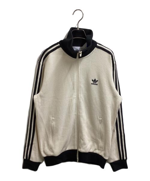 adidas（アディダス）adidas (アディダス) アディカラー ワッフル クラシック トラックトップ / JW0109 アイボリー サイズ:XL 未使用品の古着・服飾アイテム