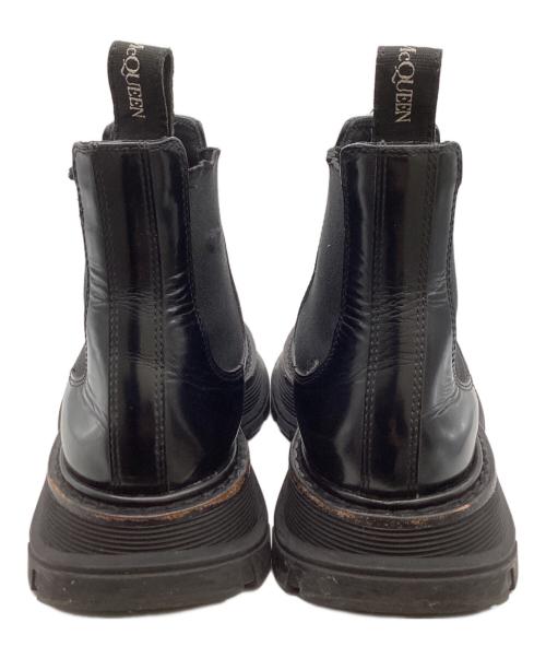 ALEXANDER McQUEEN（アレキサンダーマックイーン）ALEXANDER McQUEEN (アレキサンダーマックイーン) サイドゴアブーツ / 641837 ブラック サイズ:38の古着・服飾アイテム
