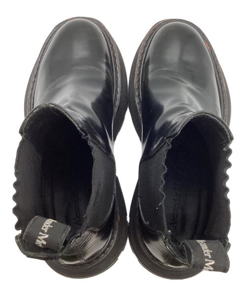 ALEXANDER McQUEEN（アレキサンダーマックイーン）ALEXANDER McQUEEN (アレキサンダーマックイーン) サイドゴアブーツ / 641837 ブラック サイズ:38の古着・服飾アイテム