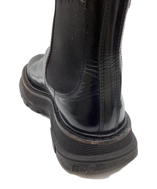 ALEXANDER McQUEEN（アレキサンダーマックイーン）ALEXANDER McQUEEN (アレキサンダーマックイーン) サイドゴアブーツ / 641837 ブラック サイズ:38の古着・服飾アイテム