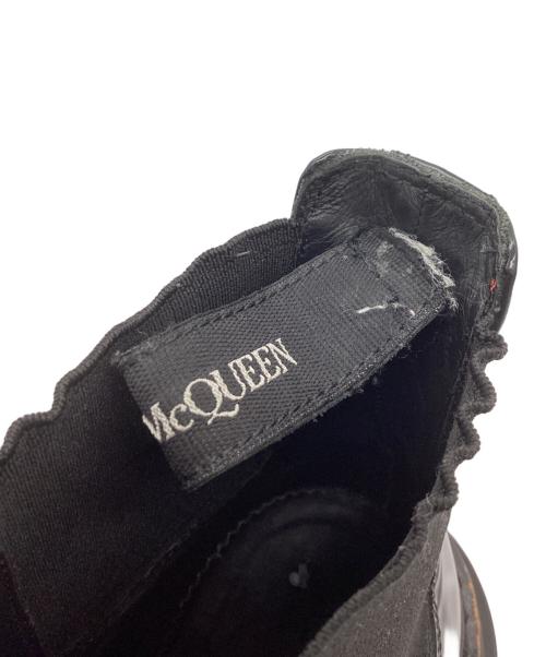 ALEXANDER McQUEEN（アレキサンダーマックイーン）ALEXANDER McQUEEN (アレキサンダーマックイーン) サイドゴアブーツ / 641837 ブラック サイズ:38の古着・服飾アイテム