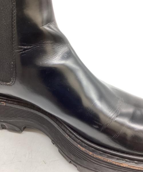 ALEXANDER McQUEEN（アレキサンダーマックイーン）ALEXANDER McQUEEN (アレキサンダーマックイーン) サイドゴアブーツ / 641837 ブラック サイズ:38の古着・服飾アイテム