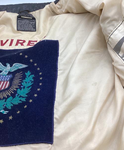 AVIREX（アヴィレックス）AVIREX (アヴィレックス) 90's レザー フライトジャケット ブラウン サイズ:XSの古着・服飾アイテム