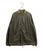 NANGAナンガ）の古着「RIB COLLAR COACH JACKET」｜グリーン