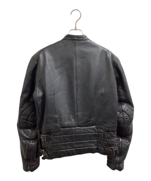 USED（USED）USED (USED) バイカージャケット ブラック サイズ:不明の古着・服飾アイテム