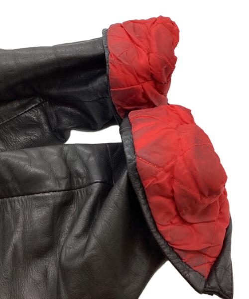 USED（USED）USED (USED) バイカージャケット ブラック サイズ:不明の古着・服飾アイテム