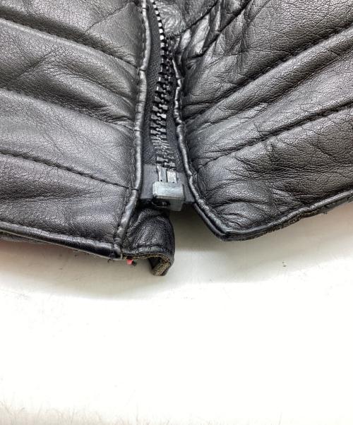 USED（USED）USED (USED) バイカージャケット ブラック サイズ:不明の古着・服飾アイテム
