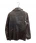 VENT COUVERT (ヴァンクヴェール) レザーコート / フランス製 ブラウン サイズ:S：8000円