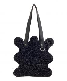 norienomoto（ノリエノモト）の古着「wave tote bag」｜ブラック
