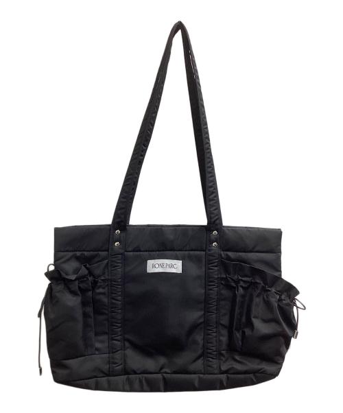 RONE PARC（ロネ パーク）RONE PARC (ロネ パーク) Drawstring pocket bag ブラックの古着・服飾アイテム