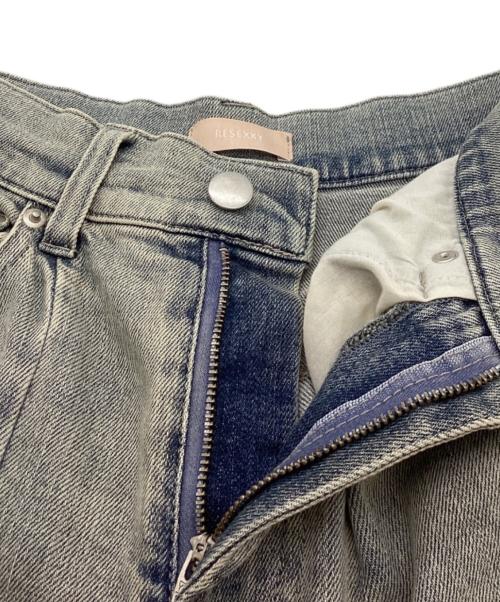 Resexxy（リゼクシー）RESEXXY (リゼクシー) Cut Out Ribbon Denim Pants インディゴ サイズ:XSの古着・服飾アイテム