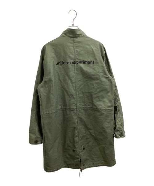 uniform experiment（ユニフォームエクスペリメント）uniform experiment (ユニフォームエクスペリメント) MILITARY STAND COLLAR M-51（ミリタリースタンドカラーコートエムゴーイチ） オリーブ サイズ:2の古着・服飾アイテム