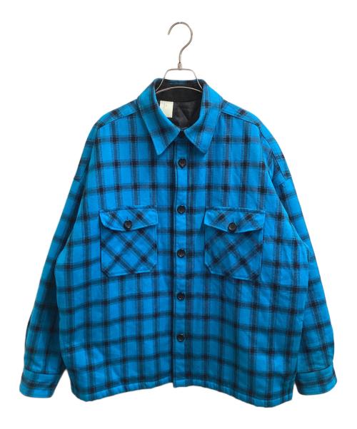 N.HOOLYWOOD（エヌ ハリウッド）N.HOOLYWOOD (エヌ ハリウッド) CPOシャツジャケット / 1212-SH50-041 ブルー サイズ:38の古着・服飾アイテム