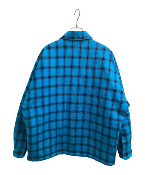 N.HOOLYWOOD（エヌ ハリウッド）N.HOOLYWOOD (エヌ ハリウッド) CPOシャツジャケット / 1212-SH50-041 ブルー サイズ:38の古着・服飾アイテム