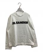 JIL SANDERジルサンダー）の古着「Logo Print Long Sleeve Tee」｜アイボリー