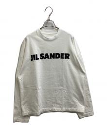 JIL SANDER（ジルサンダー）の古着「Logo Print Long Sleeve Tee」｜アイボリー