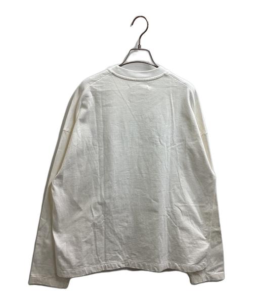 JIL SANDER（ジルサンダー）JIL SANDER (ジルサンダー) Logo Print Long Sleeve Tee アイボリー サイズ:Sの古着・服飾アイテム
