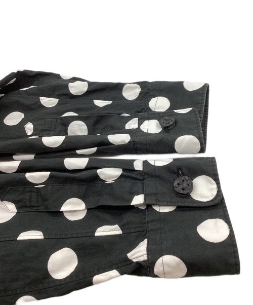 COMME des GARCONS HOMME PLUS（コムデギャルソンオムプリュス）COMME des GARCONS HOMME PLUS (コムデギャルソンオムプリュス) ドット柄L/Sシャツ ブラック サイズ:Lの古着・服飾アイテム