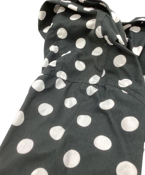 COMME des GARCONS HOMME PLUS（コムデギャルソンオムプリュス）COMME des GARCONS HOMME PLUS (コムデギャルソンオムプリュス) ドット柄L/Sシャツ ブラック サイズ:Lの古着・服飾アイテム