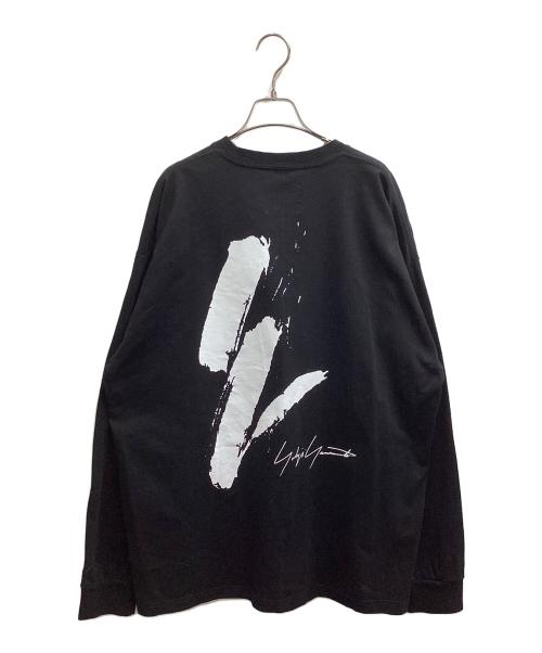 Yohji Yamamoto pour homme（ヨウジヤマモト プールオム）Yohji Yamamoto pour homme (ヨウジヤマモト プールオム) New Era (ニューエラ) New Era OS LS TEE ブラック サイズ:XXLの古着・服飾アイテム