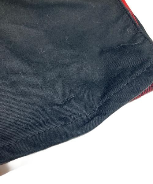 COMME des GARCONS HOMME（コムデギャルソン オム）COMME des GARCONS HOMME (コムデギャルソン オム) パッチワークワイドパンツ / HL-P030 ブラック×レッド サイズ:Lの古着・服飾アイテム