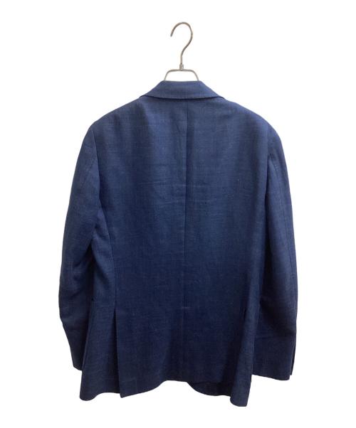 BEAMS F（ビームスエフ）BEAMS F (ビームスエフ) ミックスファブリックソリッドジャケット / 21-16-1713-731 ネイビー サイズ:44/8Rの古着・服飾アイテム