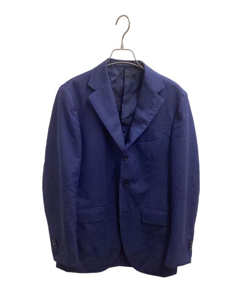 BEAMS F（ビームスエフ）BEAMS F (ビームスエフ) CANONICOネイビーソリッド 3ボタンスーツ ネイビー サイズ:44の古着・服飾アイテム