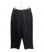 JUNYA WATANABE COMME des GARCONS(ジュンヤワタナベ コムデギャルソン）の古着「ウール混クロップドパンツ　/　JF-P012」｜ブラック