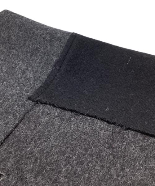 tricot COMME des GARCONS（トリココムデギャルソン）tricot COMME des GARCONS (トリココムデギャルソン) パッチワーク マフラー / TN-K401 グレーの古着・服飾アイテム