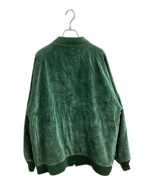 Needles（ニードルズ）Needles (ニードルズ) Reversible Rib Collar Jacket / リバーシブルリブカラージャケット / HM119 グリーン サイズ:Mの古着・服飾アイテム