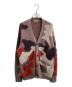 saby（サバイ）の古着「WATER SURFACE PATTERN KNIT CARDIGAN / W-21304」｜パープル