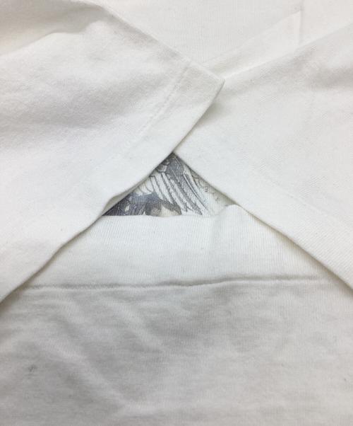 A BATHING APE（アベイシングエイプ）A BATHING APE (アベイシングエイプ) 2002 HAJIME SORAYAMA プリントTシャツ / 空山基 ホワイト サイズ:Mの古着・服飾アイテム
