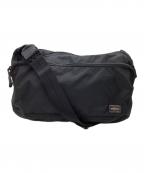 PORTERポーター）の古着「FLASH  SHOULDER BAG / フラッシュショルダーバッグ / 689-05938」｜ブラック
