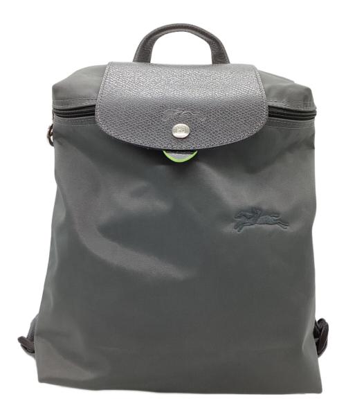 LONGCHAMP（ロンシャン）LONGCHAMP (ロンシャン) Le Pliage Green バックパック　/　L1699919 グレーの古着・服飾アイテム