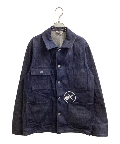 A.P.C.（アーペーセー）A.P.C. (アーペーセー) FRAGMENT DESIGN (フラグメントデザイン) Grand Jack ジャケット / 4114413 インディゴ サイズ:XSの古着・服飾アイテム