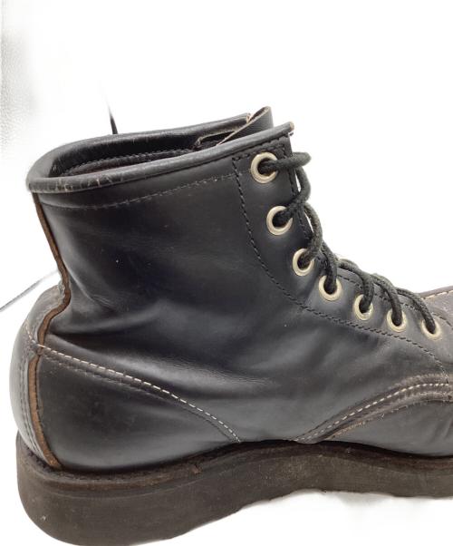 RED WING（レッドウィング）RED WING　 (レッドウィング) 90s ワークブーツ ブラック サイズ:7 1/2Eの古着・服飾アイテム