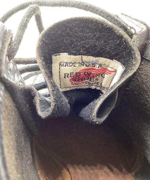 RED WING（レッドウィング）RED WING　 (レッドウィング) 90s ワークブーツ ブラック サイズ:7 1/2Eの古着・服飾アイテム