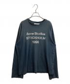 Acne studiosアクネ ストゥディオズ）の古着「スプレー仕上げ1996ロゴTシャツ / FN-UX-TSHI000016」｜ディープブルー
