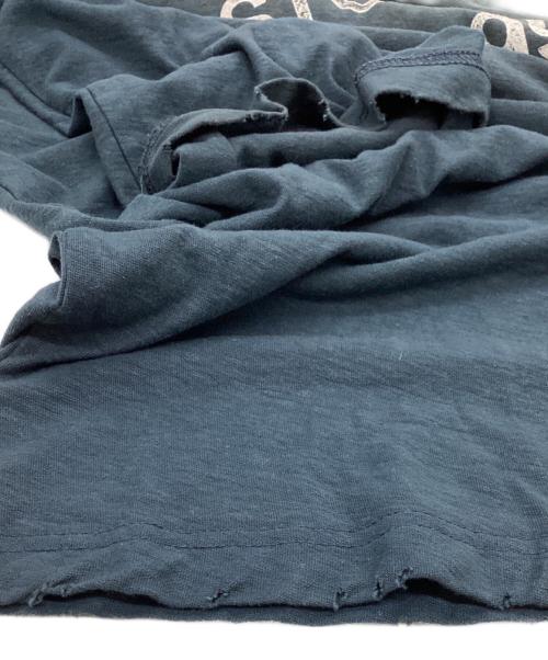 Acne studios（アクネ ストゥディオズ）ACNE STUDIOS (アクネ ストゥディオズ) スプレー仕上げ1996ロゴTシャツ / FN-UX-TSHI000016 ディープブルー サイズ:Sの古着・服飾アイテム