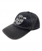 masuエムエーエスユー）の古着「EMBROIDERY CAP　/　B25F90J001」｜グレー
