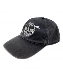 masu（エムエーエスユー）の古着「EMBROIDERY CAP　/　B25F90J001」｜グレー