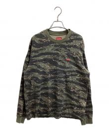 SUPREME（シュプリーム）の古着「Small Box L/S Tee "Camo"」｜グリーン